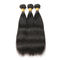 実質の長く黒くまっすぐなバージンの毛の織り方、100人間の毛髪のまっすぐな織り方 サプライヤー