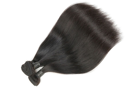 中国 8A上のブラジル人のRemyのヘアケア製品の自然で黒く完全なクチクラの厚い毛の束 サプライヤー